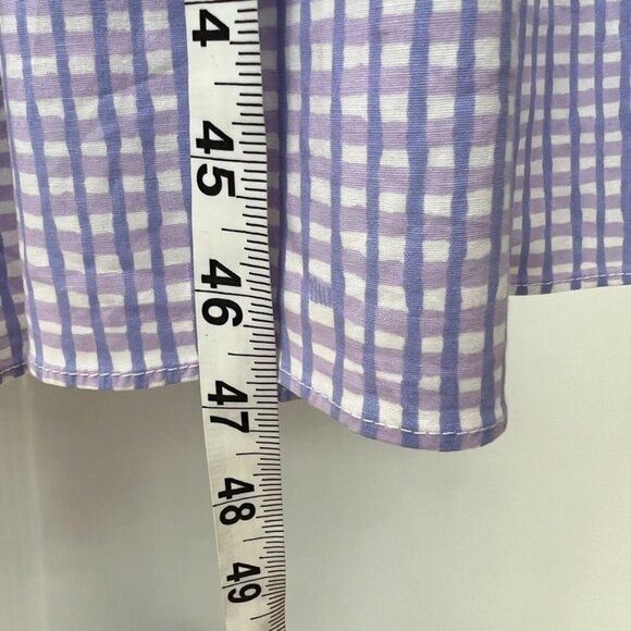 Lilly Pulitzer Dress Women 8 Olivet Stretch Midi Gingham Pocket Party Core Ni - Picture 11 of 16